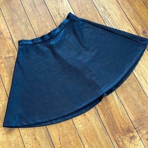 DYNAMITE “leather” flare skirt